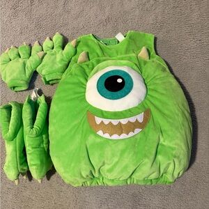 NWOT Pottery Barn Kids Mike Wazowski Monster Inc Costume